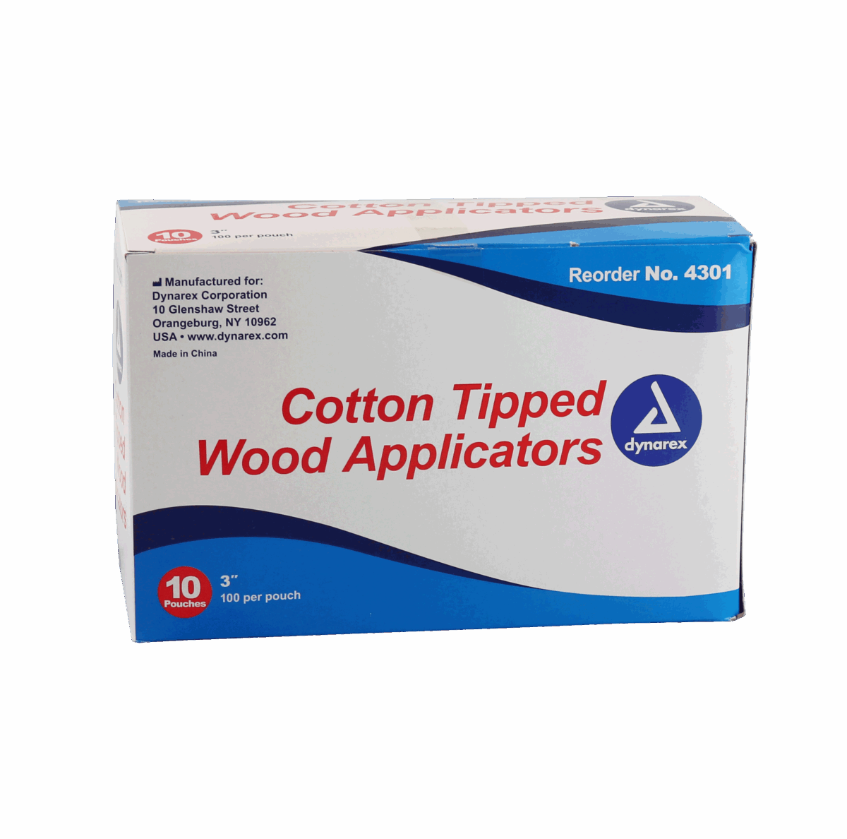Cotton Tipped Wood Applicators 1,000 box