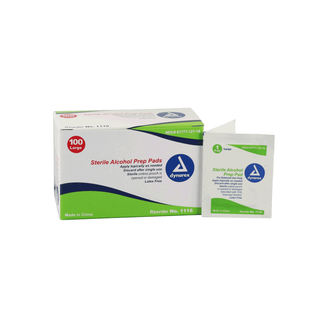 Alcohol Prep Pads - 100/box