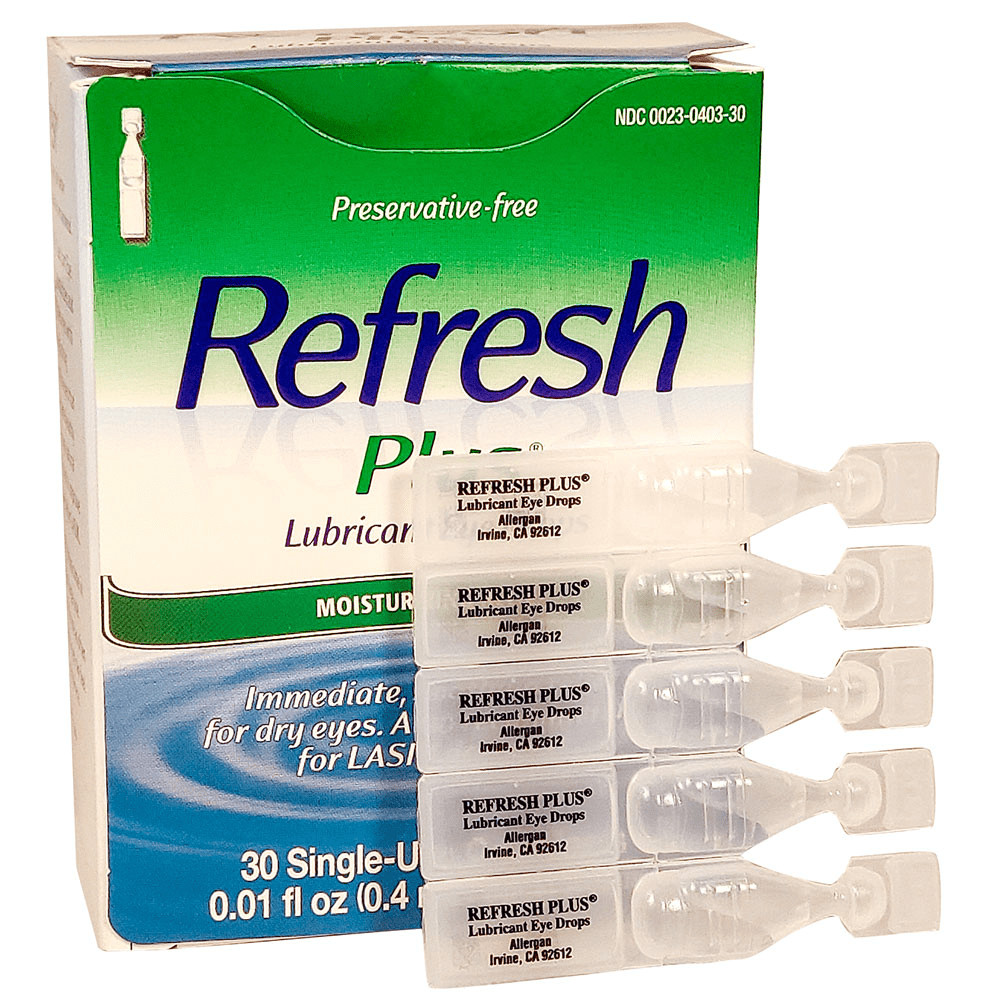 Refresh Plus Lubricant Eye Drops - 30/box - Image 2