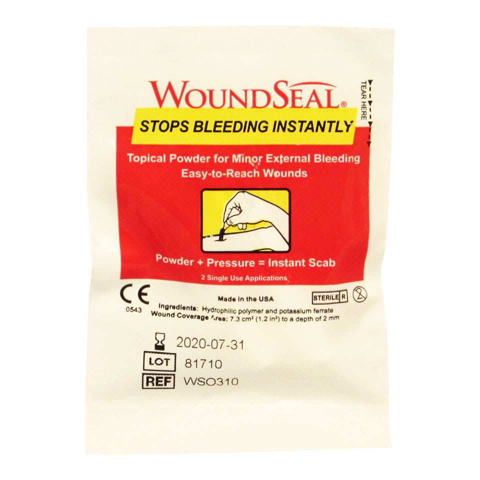 WoundSeal Stop Bleeding Powder - 2 Applications