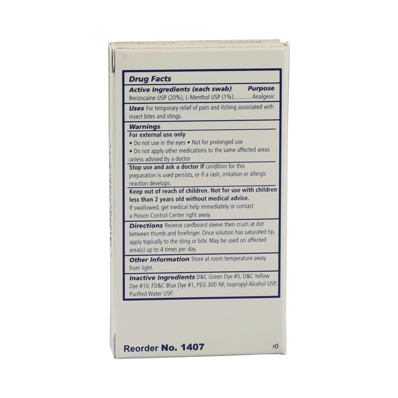 Insect Sting Treatment Swabs • First Aid Supplies Online Sting Swabs