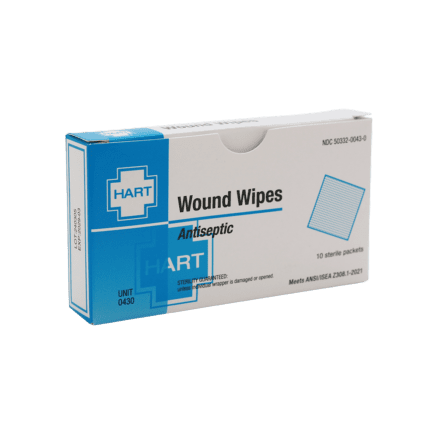 Antiseptic Wipes Unitized - 10/unit box