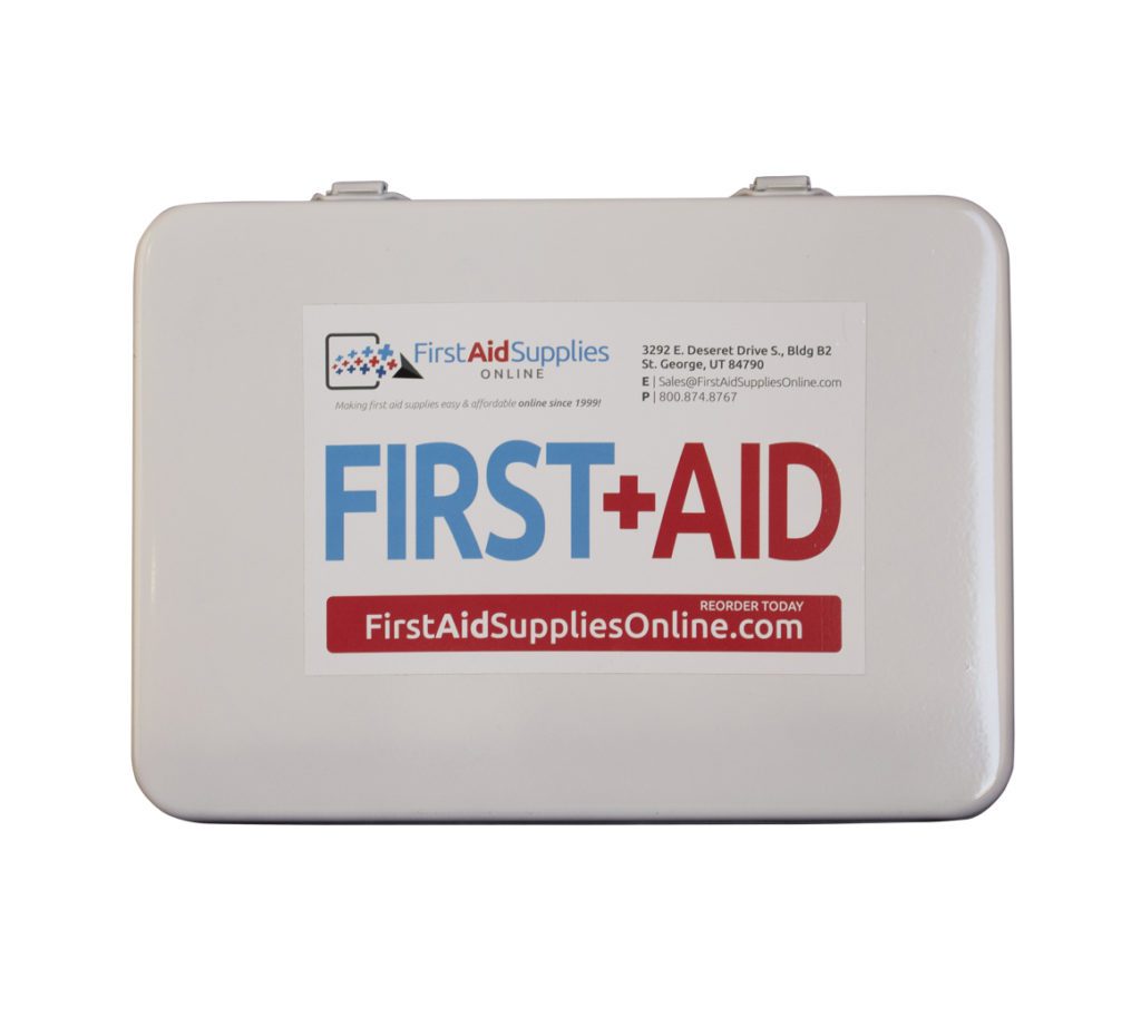 Thirty-Six Unit Metal First Aid Kit