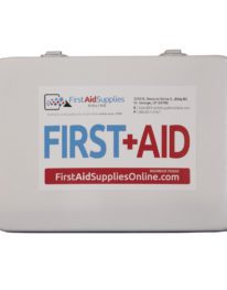 Thirty-Six Unit Metal First Aid Kit - Image 2