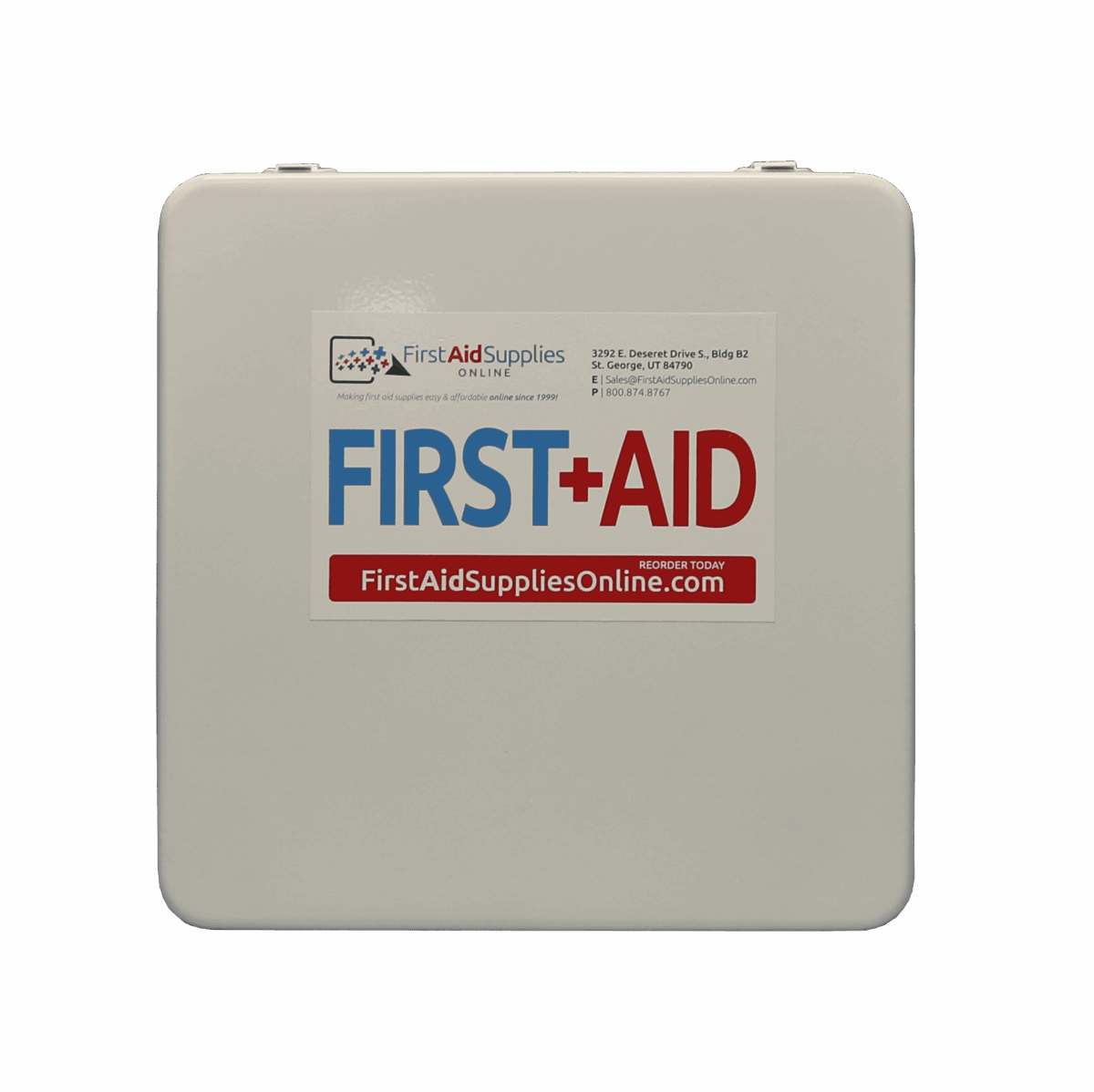 Twenty-Four Unit First Aid Kit - Metal - Image 2