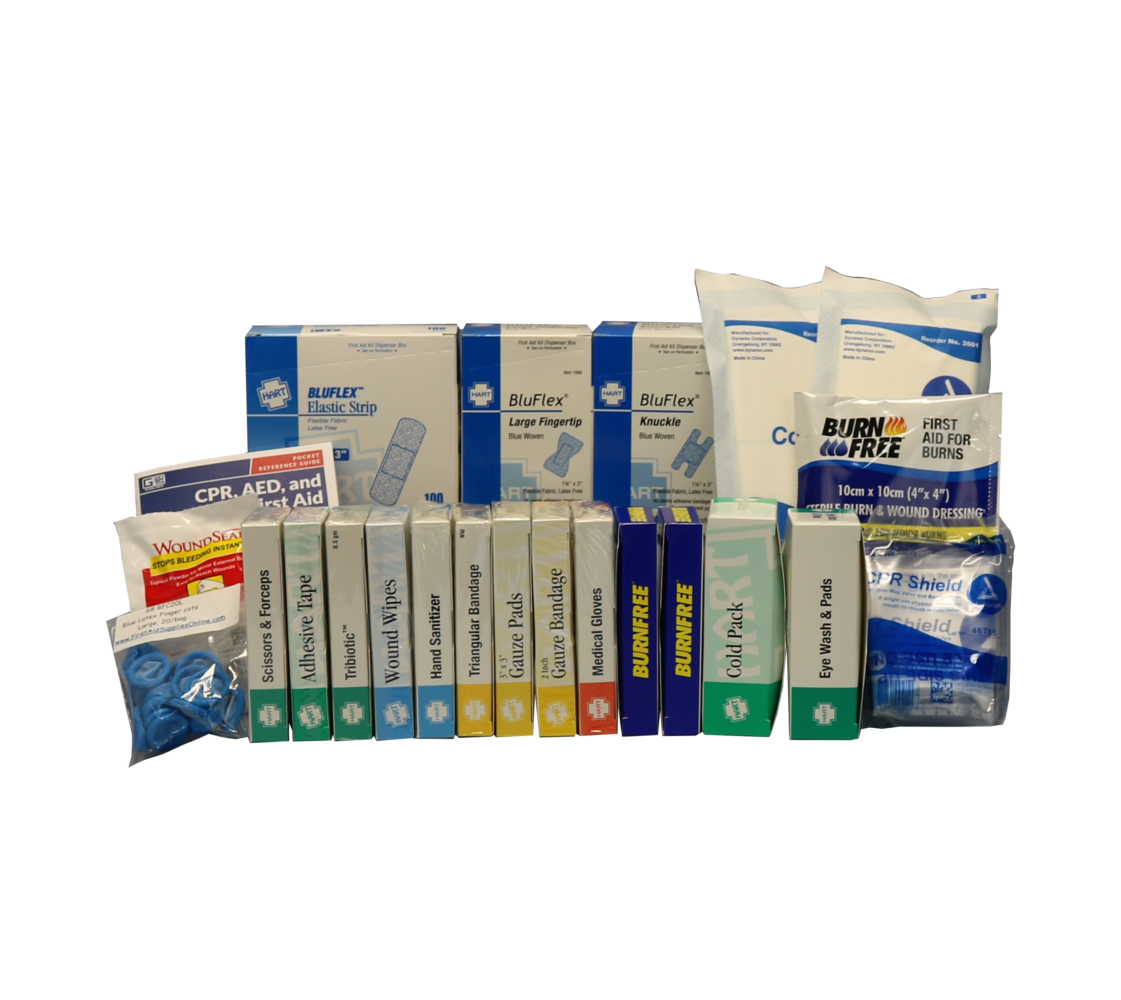 Economy Restaurant Food Service First Aid Kit Refill, Class A
