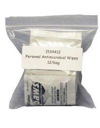 Personal Antimicrobial Wipes - 20/bag -front view
