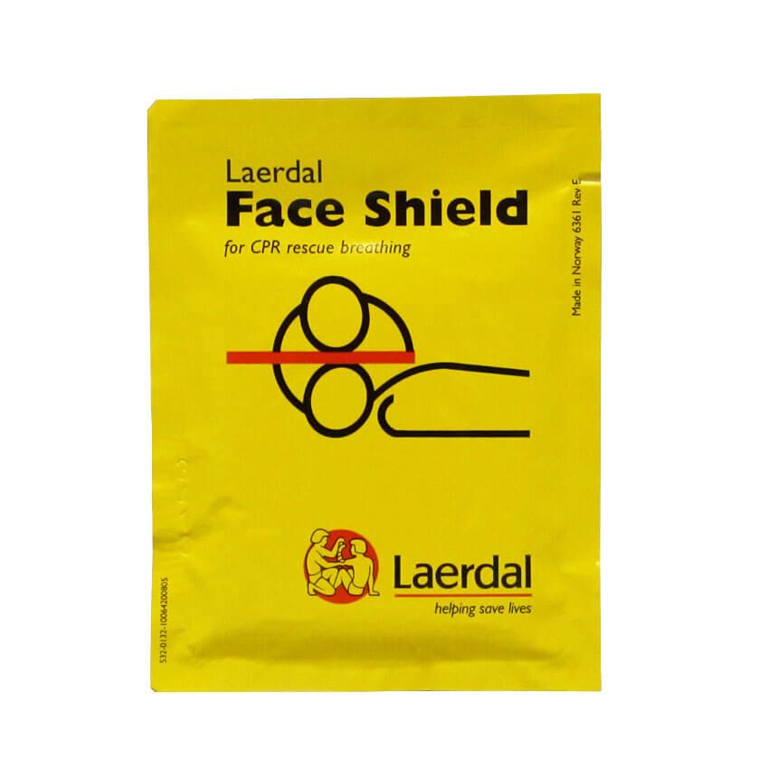Laerdal Disposable CPR Shield single pouch - front view
