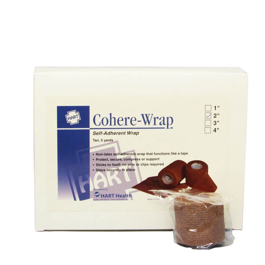 Cohere-Wrap self adhesive wrap - view of 12 packaged rolls.