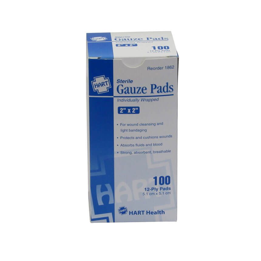 Sterile Gauze Pads - 100/box 2