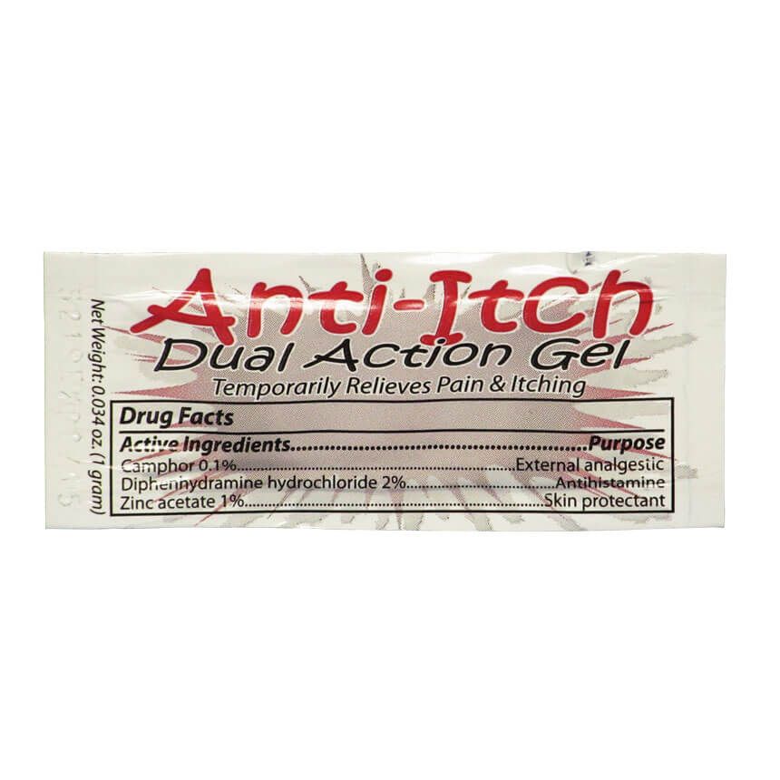 Corium's Anti-Itch Dual Action Gel Individuals - front view