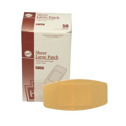 First Aid Brand Extra Large Patch Bandage, 2