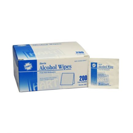 Alcohol Prep Pads - 200/box - front view