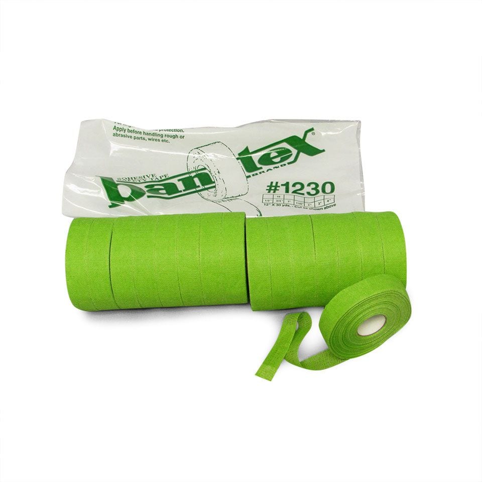 BANTEX COHESIVE GAUZE SAFETY FINGER TAPE GREEN 3/4" X 30 Yd #1230 16 ROLL PK 