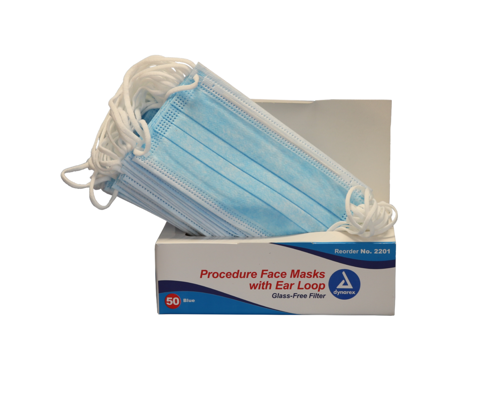Blue Surgical Masks | Earloop Face Masks • First Aid Supplies Online