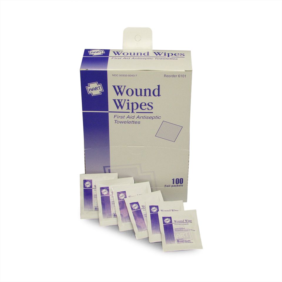 Antiseptic Wipes - 100 box - front view