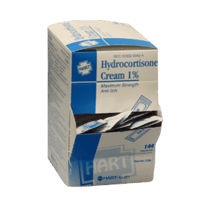 Hydrocortisone Cream 1% 144 count workplace dispenser box