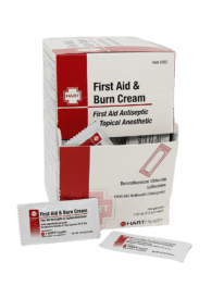 Hart Health First Aid and Burn Cream - 144 count dispenser box.