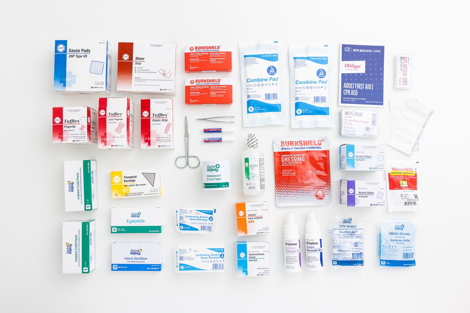 Small Industrial First Aid Kit Refill - no tablets