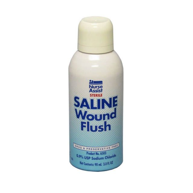 Nurse Assist Saline Wound Flush 3 fluid oz. • First Aid Supplies Online