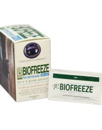 Biofreeze Pain Relieving Gel 25 packet box - display view