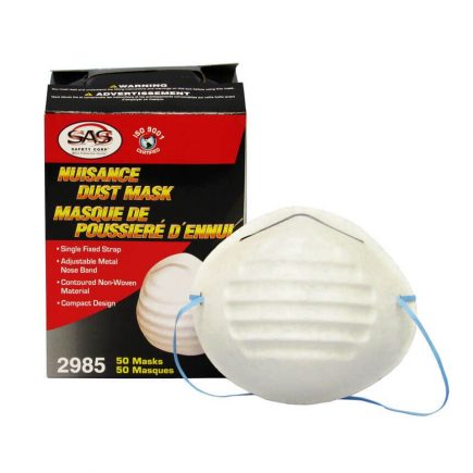 Nuisance Dust Masks - display view