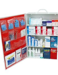 Opened view of the large industrial first aid kit plus.