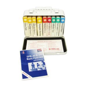 Ten Unit Metal First Aid Kit
