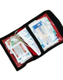 Wallet style first aid kit - open view
