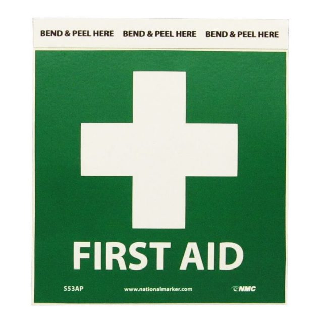 First Aid Kit Sticker First Aid Cross Sticker