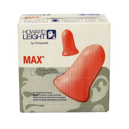 MAX-1 Earplugs 200 pair - front view