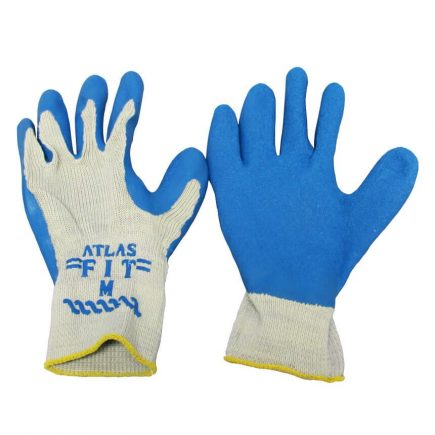 Atlas Fit Gloves Medium - front and back view