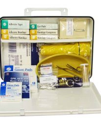 Cal OSHA Contractor 16-200 Person First Aid Kit - open view
