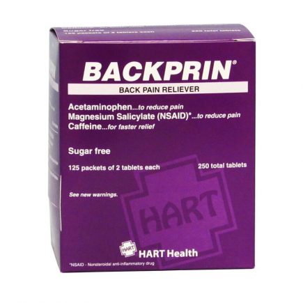 Backprin Back Pain Tablets - front view