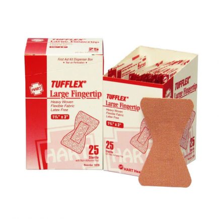Heavy Duty Extra Large Fingertip Bandages - Open View