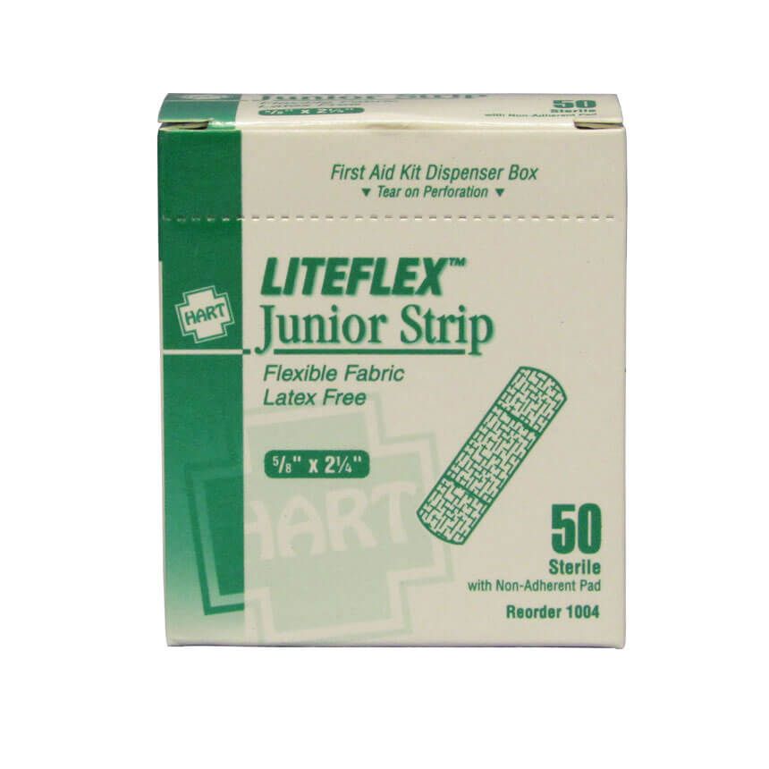 LiteFlex Flexible Fabric Junior Strips 5/8" x 2-1/4" - 50/box