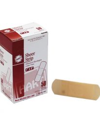  1" x 3" Sheer Strip Adhesive Bandage 50/box - display view
