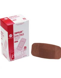 Tuff lex Patch 2" x 4" Adhesive Patch Bandage 25/box - Opened view