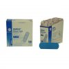 BluFlex woven flexible elastic blue strip bandaids 100/box - display view