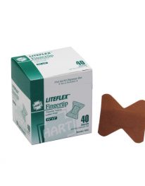 LiteFlex Lite Woven Fingertip regualar size bandages - display view