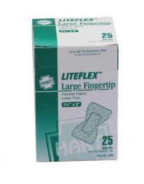 LiteFlex Extra Large Fingertip bandages 25/box - front view