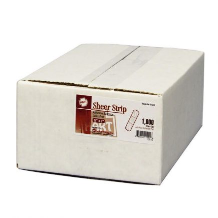 Bulk box of  Sheer Strip Adhesive Bandages by Hart Health 3/4