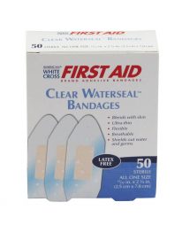 Clear Waterseal Bandages - front view