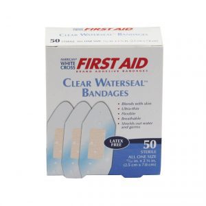 Clear Waterseal Bandages 50 count box