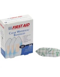 Clear Waterseal Bandages - display view