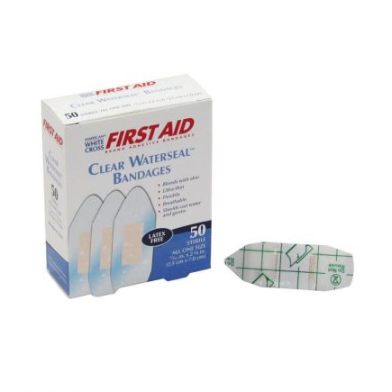 Clear Waterseal Bandages - display view