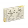Back of package illustrations for bandage use.