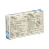 Antiseptic swabs - back of package use illustrations.