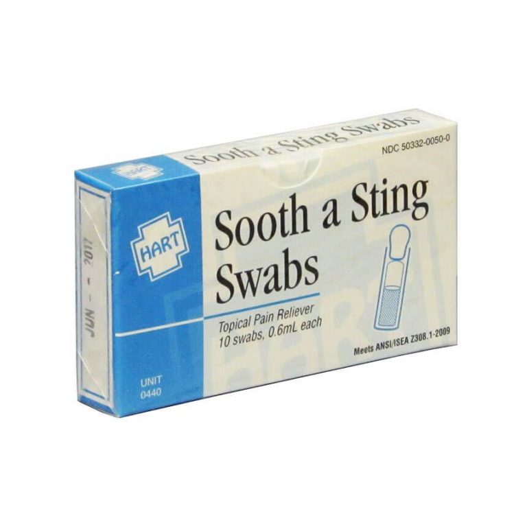 Insect Sting Treatment Swabs • First Aid Supplies Online Sting Swabs