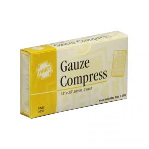 Sterile Gauze Compress 18" x 36" 2 per box.